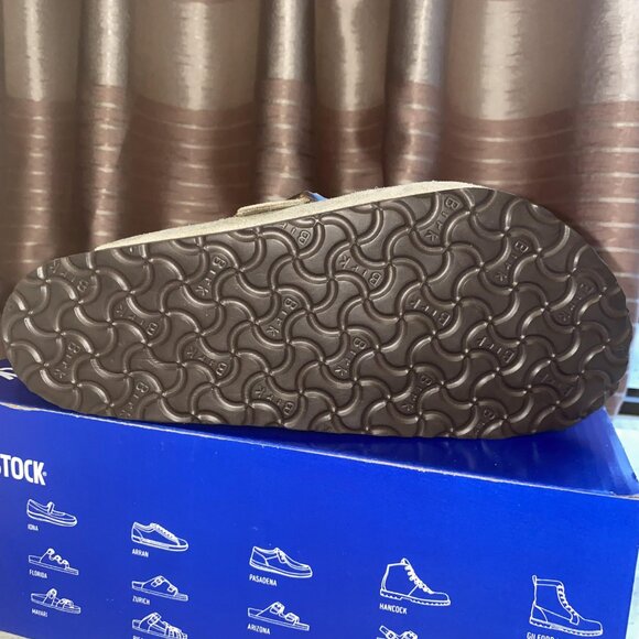 Birkenstock Boston taupe suede mule clogs - Picture 6 of 6